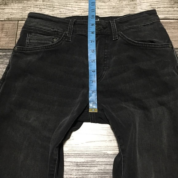 Mavi Marcus Slim Straight Leg Jeans Men’s 28x30 Black Gray Denim Stretch - Picture 4 of 11